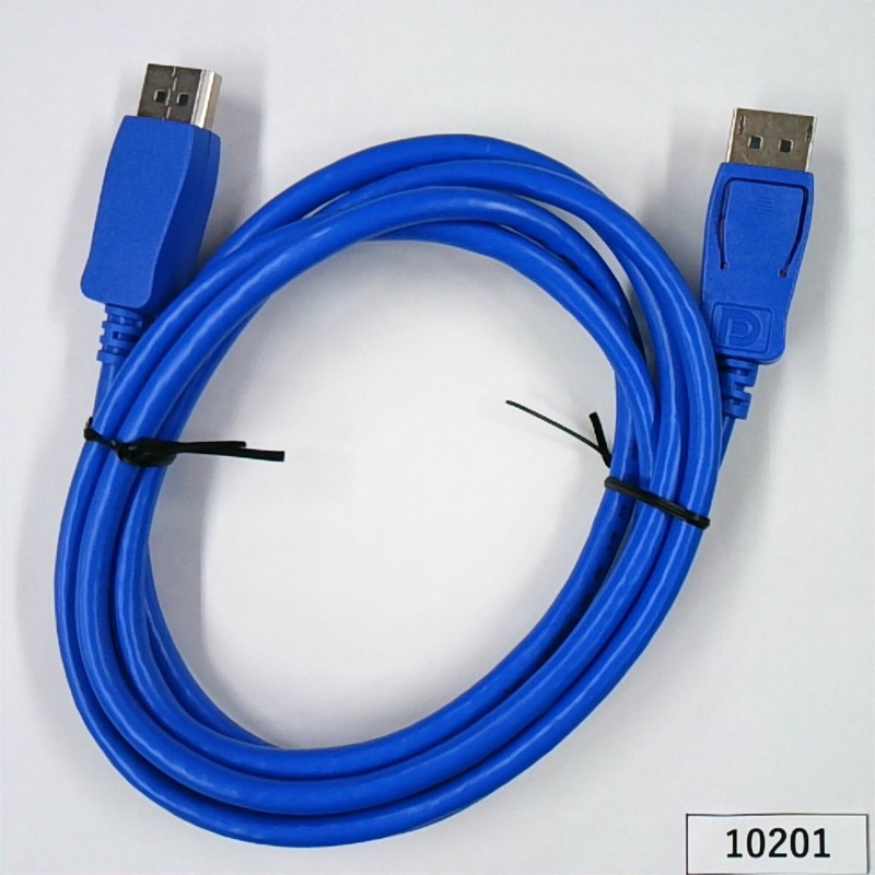 ゲーミングディスプレイ用DisplayPortケーブル(青色）