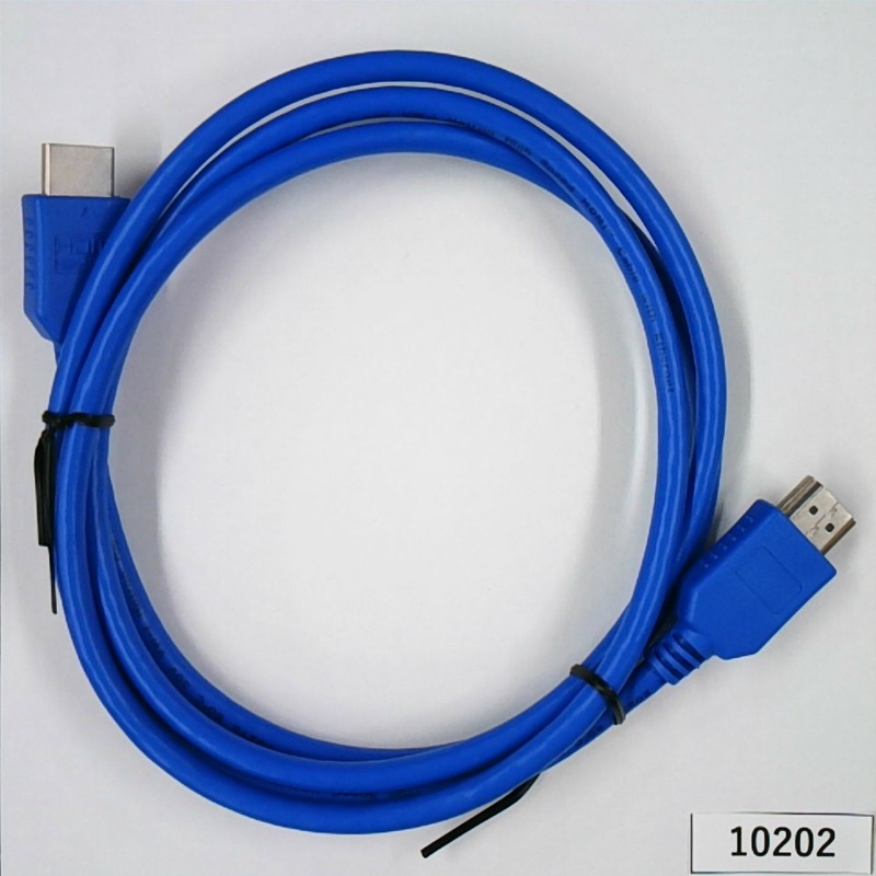 ゲーミングディスプレイ用HDMIケーブル(青色）