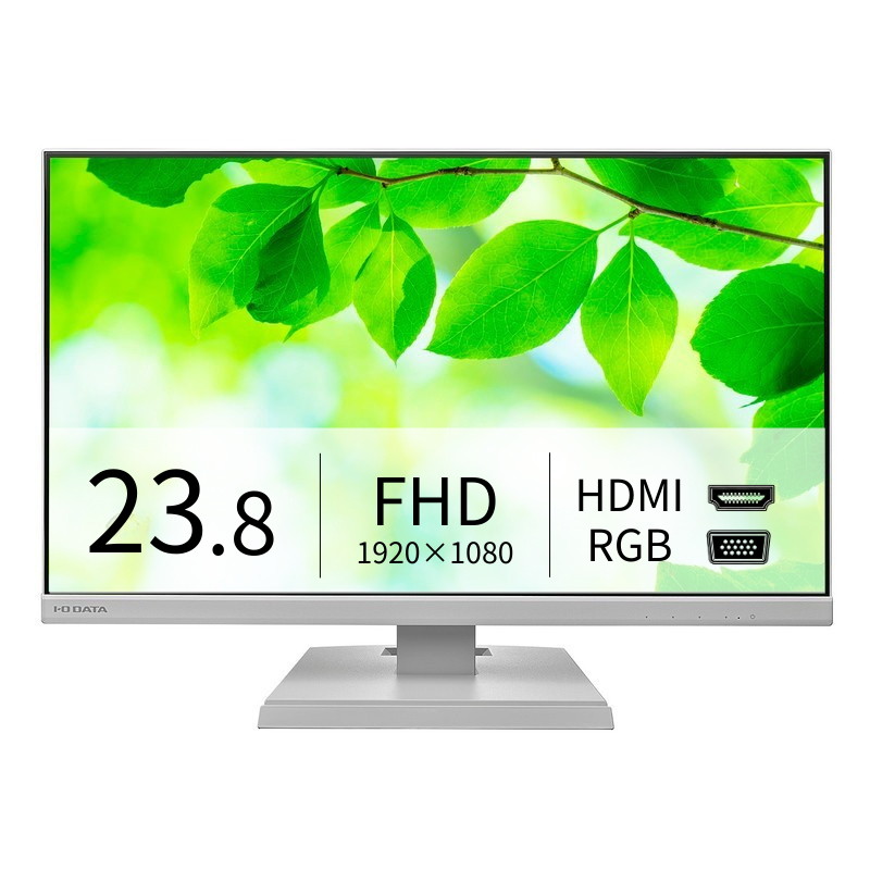 LCD-A241DW プレミアムアウトレット／23.8インチ フルHD液晶モニター ホワイト
