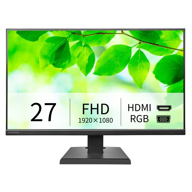 LCD-A271DB プレミアムアウトレット／27インチ フルHD液晶モニター ブラック