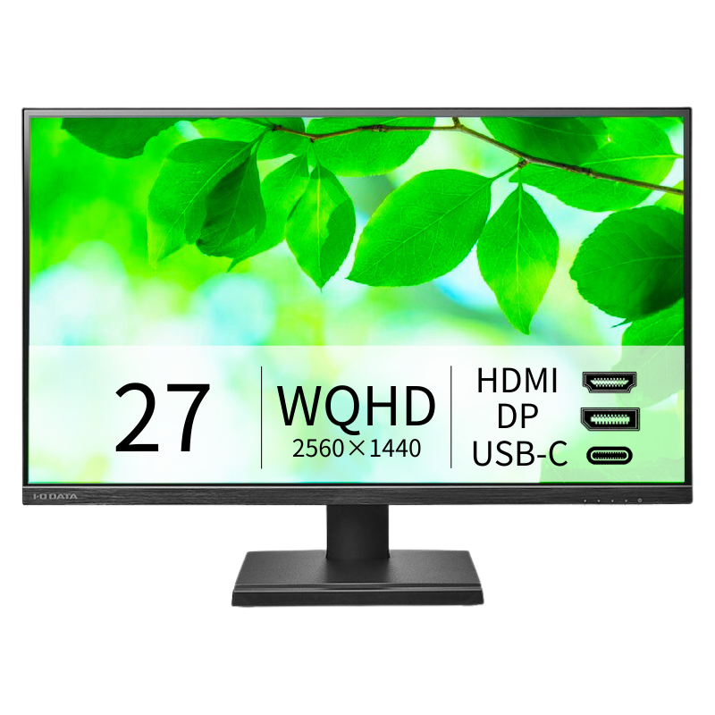 LCD-CQ270SA／27インチ WQHD液晶モニター ブラック